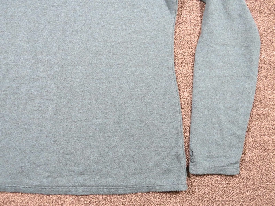 Camisa Cuddl Duds Mujer Azul Medio Ultra Acogedora Manga Larga Capa Base Térmica Foto 4 de 4