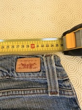 Jean Levi’s Femme 504 Tilted W24 / 32 FR Straight Fit Denim Bleu Vintage 