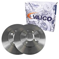 2X Vaico Bremsscheiben 256Mm Voll Vorne Passend FüR Seat Inca Toledo VW Caddy GO