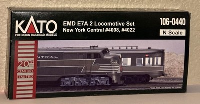 Kato EMD E7A 2 Locomotive Set New York Central, N-Scale, #4008