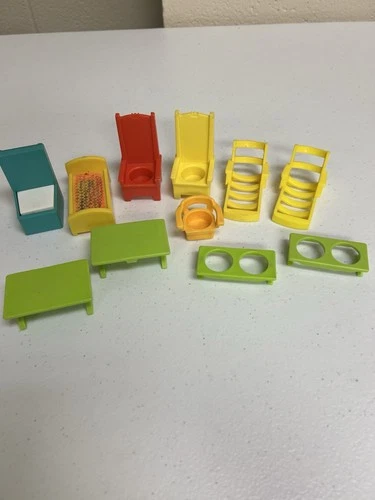 vintage Fisher-Price Little People furniture