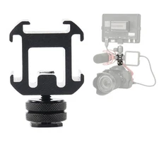 Cold Shoe Mount Adapter for DSLR Camera for LED Video Microphone Monitor