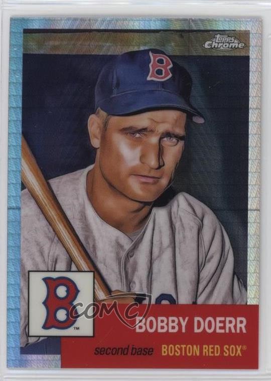 2022 Topps Chrome Platinum Anniversary Prism Refractor Bobby Doerr #212 HOF 1b8