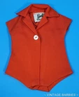 Vintage Barbie Doll Fashion PAK Red Shirt / Blouse Excellent ~ 1960's