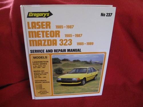 GREGORY's # 237 LASER METEOR KC/GC MAZDA 323 1985-1987-1989 Service Repair MELB - 第 1/1 張圖片