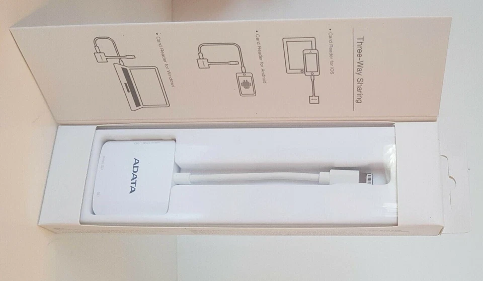 ADATA AI910 LIGHTNING MICRO SD CARD READER  APPLE MFI CERTIFICATION SDXC READER - Image 4 of 4