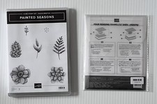 Stampin Up PAINTED SEASONS Stamp Set FOUR SEASONS Framelits Dies