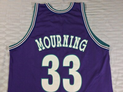 Charlotte Hornets Alonzo Mourning #33 Basketball-NBA Champion