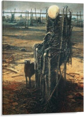 Zdzislaw Beksinski Aesthetic Wall Art Poster Canvas Poster Wall Art Picture