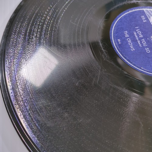 The Crows (Gee / I Love You So) R&B/SOUL 78 RPM RECORD 1953 Catalog# RR-5 - Picture 7 of 24