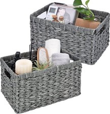 GRANNY SAYS Wicker Baskets for Storage, Bathroom Baskets for Organizing, Baskets