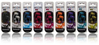 Panasonic RP-HJE125 Ergofit In-Ear Headphones Earphones Earbuds FREE SHIPPING!!!