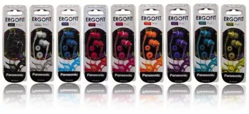 Panasonic RP-HJE125 Ergofit In-Ear Headphones Earphones Earbuds FREE SHIPPING!!!