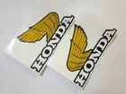 Set Honda XL 125 100S 80S XR 80 100 Z50J Z50R Sticker Decal Emblem Gas Fuel Tank