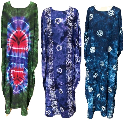 OVER SIZED COTTON  KAFTAN BEACH COVER UP  FITS 4XL,5XL,6XL
