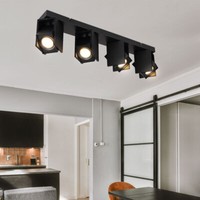 Deckenlampe Deckenleuchte Esszimmerlampe Spotleuchte Beweglich Schwarz L 61,2 Cm