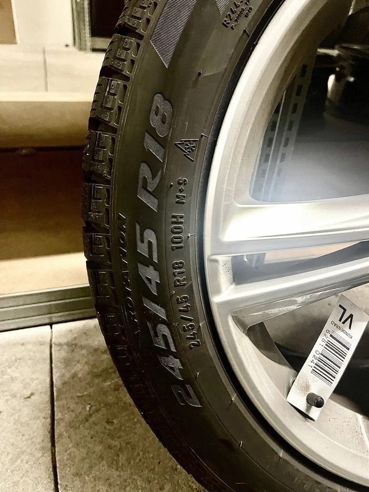 4x Pirelli  Winterkompletträder Volvo S90 V90 auf 18 Zoll Volvo Original - Bild 4 von 4