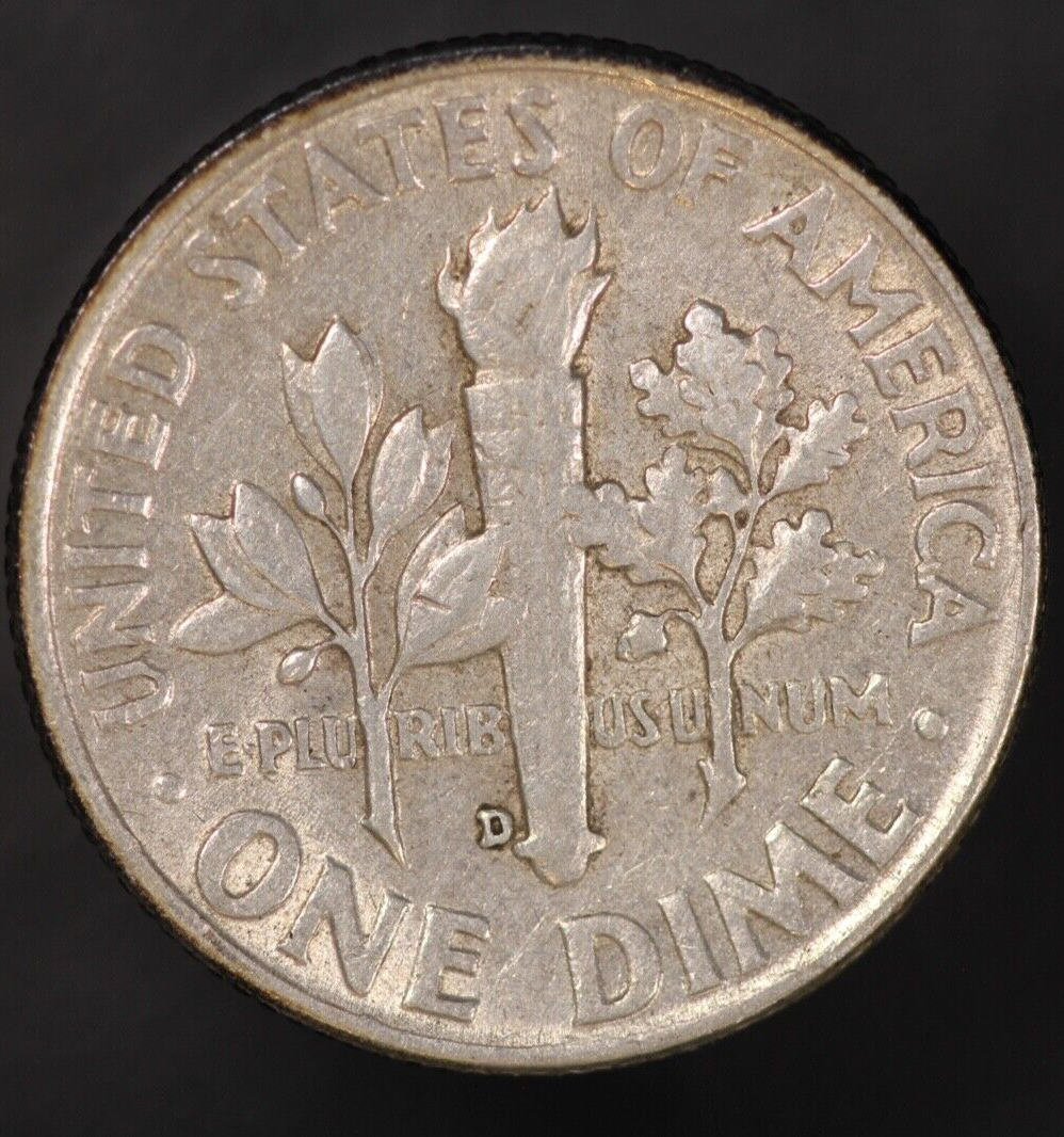 1954 D ROOSEVELT DIME-FRESH FROM AN OLD COLLECTION- LOT 5875 | eBay
