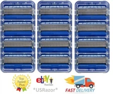 12 Schick Hydro5 Razor Blades Cartridges Refills fit Hydro Silk 5 3 Power Shaver