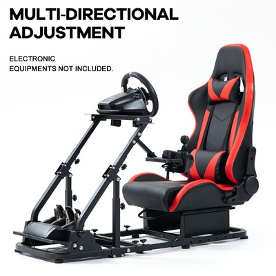 Zootopo Reinforce Racing Simulator Cockpit with Seat Fit Logitech G923 G29 G920