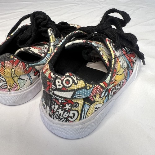 Disney Parks Kids Mickey Mouse & Friends Comic Theme Sneakers Size 11/12 - Picture 8 of 16