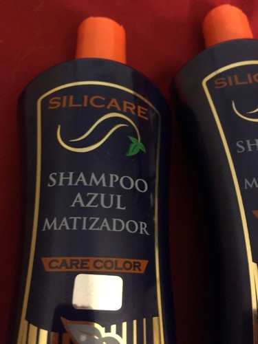 (2) SILICARE Shampoo Azul Matizador Care Color Elimina Visos Amarillos 400 Ml - Picture 4 of 5