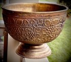 Frontgate® Antiqued Bronze Beverage Tub 14"x11" Heavy Wt. 7lbs with ORIG TAG