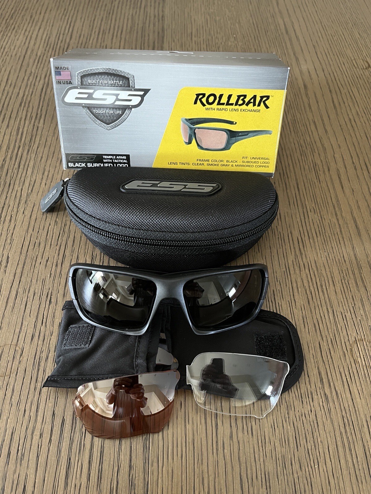 ESS+Rollbar+Ee9018-05+Tactical+Ballistic+Sunglasses for sale online | eBay