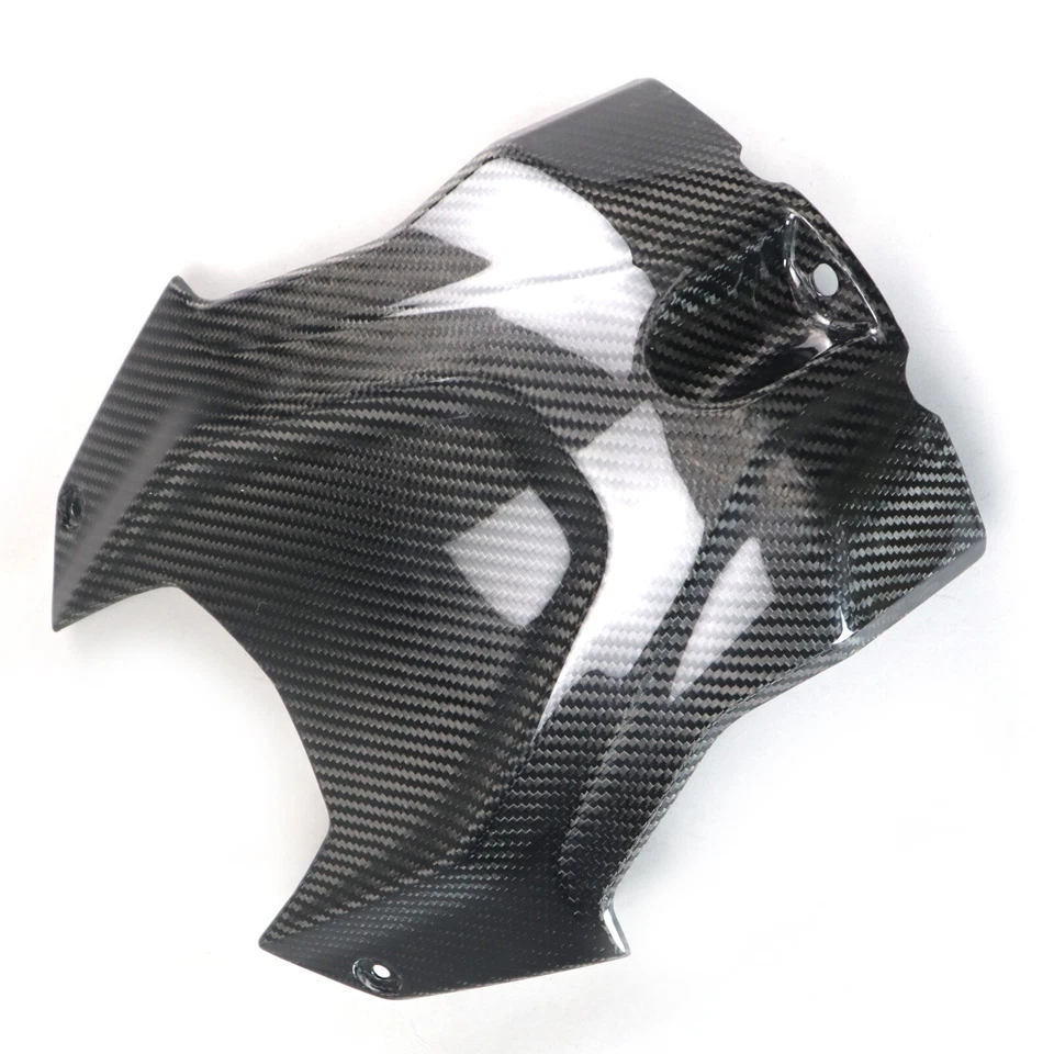Cubierta delantera del tanque de combustible de fibra de carbono para BMW S1000RR M1000RR 2019-2023 Foto 3 de 4