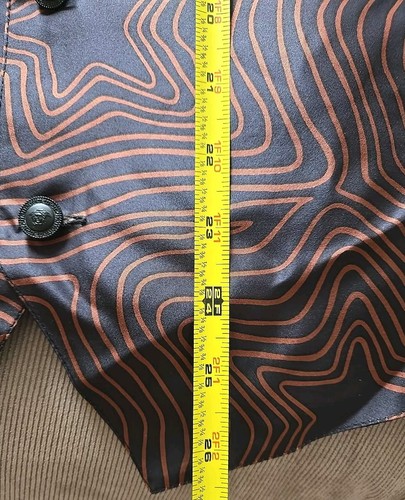 Vintage Gianni Versace Silk Star Vest - Sz 54 Brown & Black Star Vest $830 NWT - Picture 11 of 14