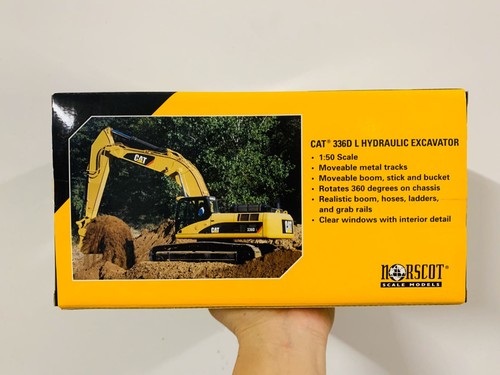 Norscot Caterpillar Cat 336D L Hydraulic Excavator 1/50 DieCast Model 55241 - Picture 4 of 4
