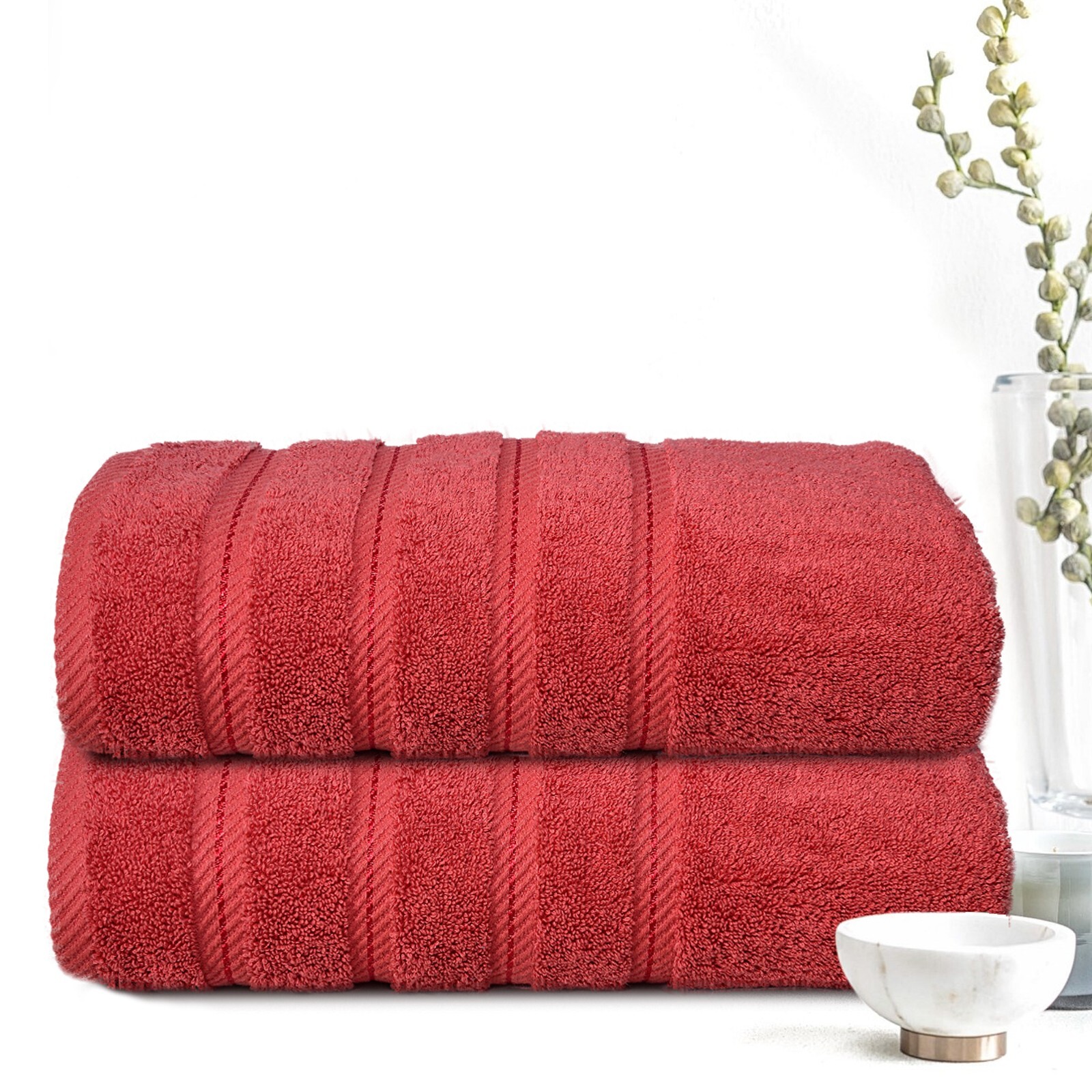 Bath Towels 100 Pure Cotton Large Size Soft Luxury Bathroom Towel Set