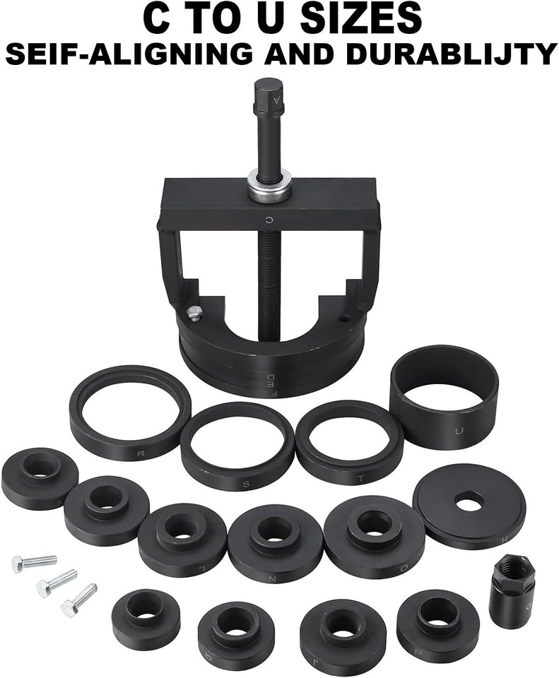 Master Rear Hub Tool Master Wheel Hub Bearing Remover Installer Tool Kit C to U Size Front ...