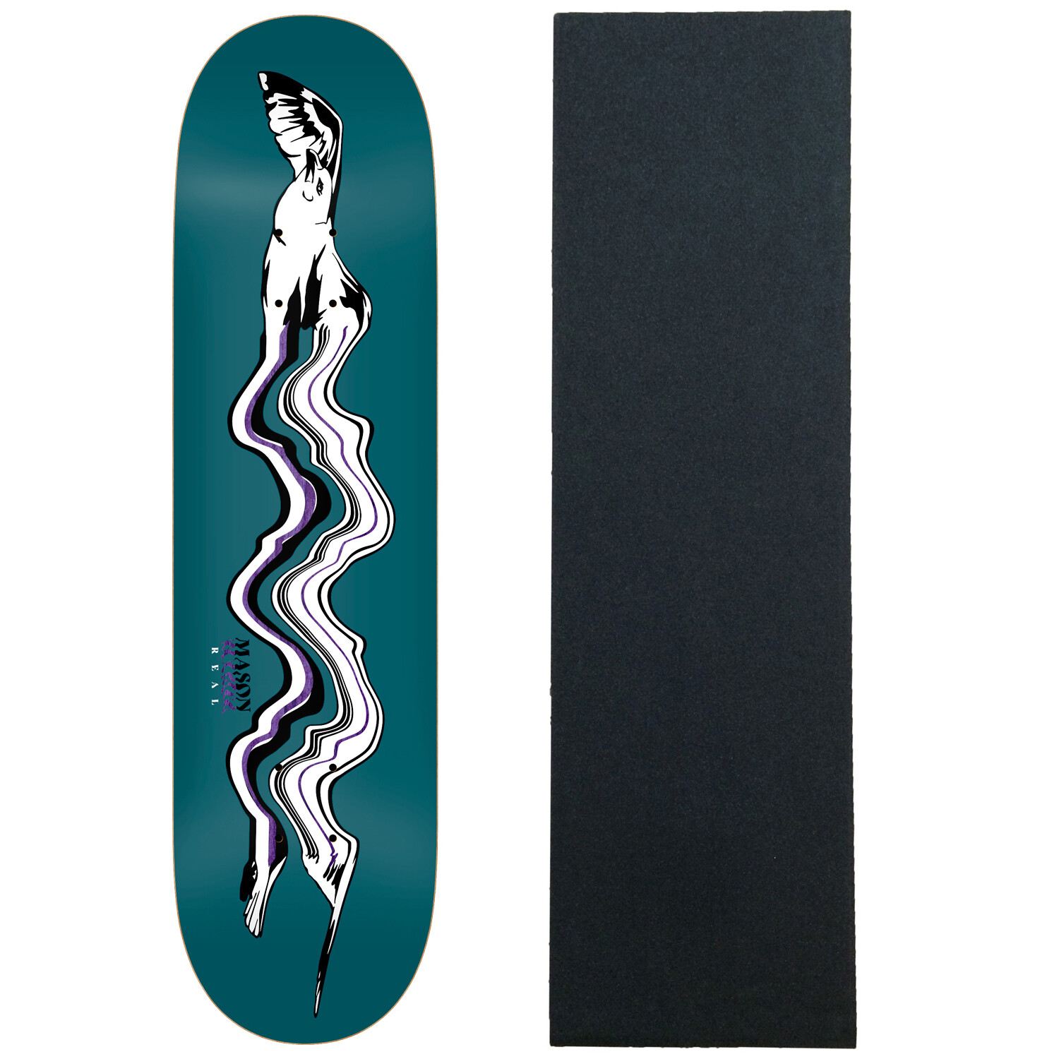 Real Skateboard Deck Mason Wong Guest 8.38