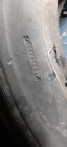 NEUMÁTICO DE CARRO DE ARTILLERÍA ANTIGUO 6.70 -15 GULF PACER EJÉRCITO - Imagen 4 de 8