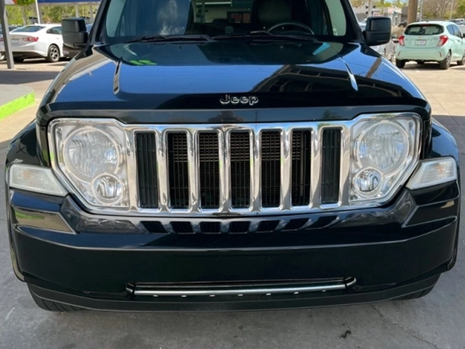 Rejilla cromada superposición inserción moldura 1 pieza para Jeep Liberty 2008-2012 Foto 3 de 4