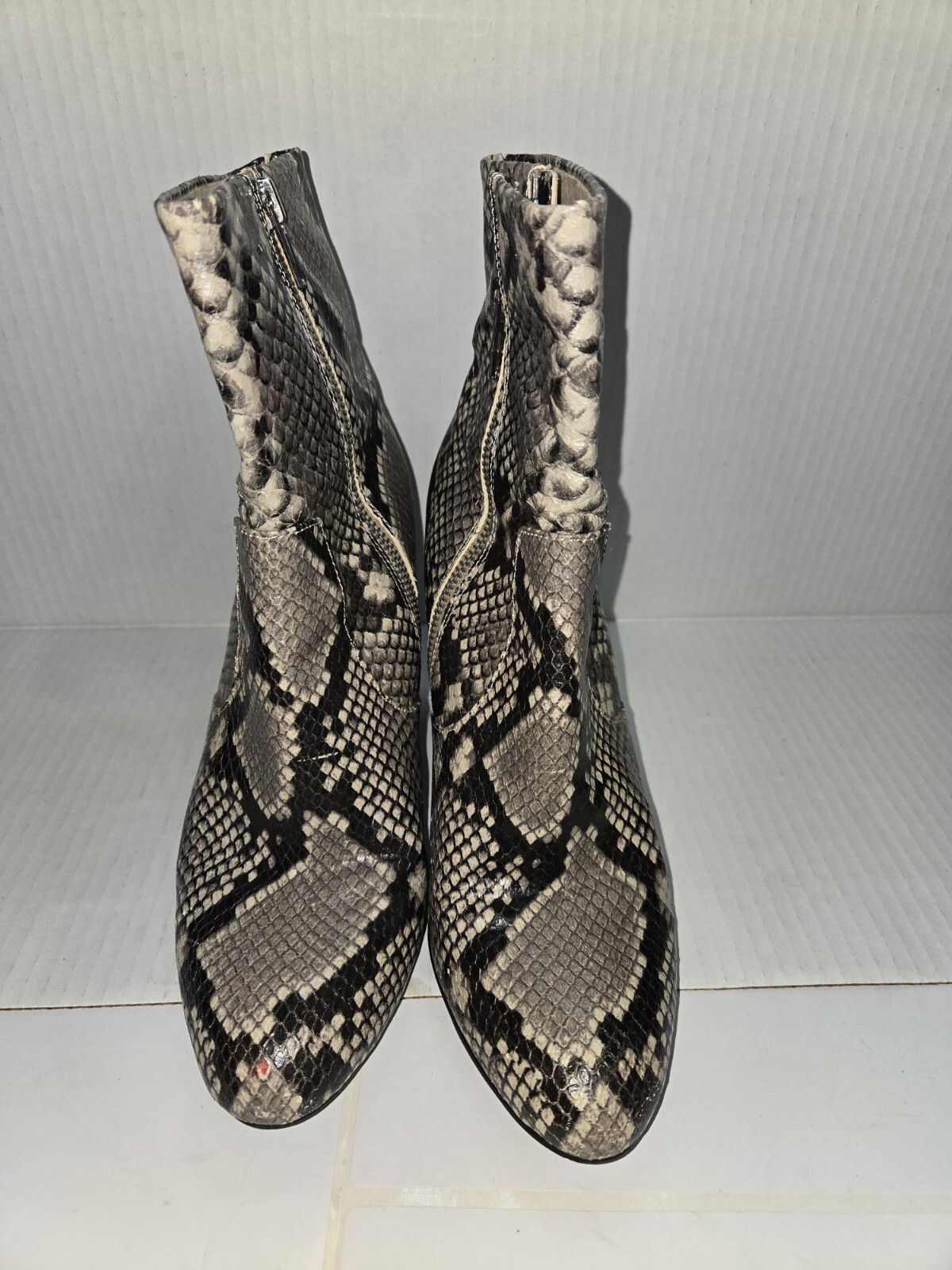 Steve Madden Ragan Snake Print Bootie Size 8 - image 2