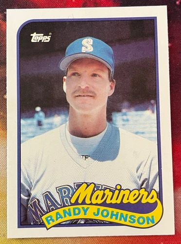 Randy Johnson ROOKIE 1989 Topps Traded #57T Seattle Mariners RC MLB HOF