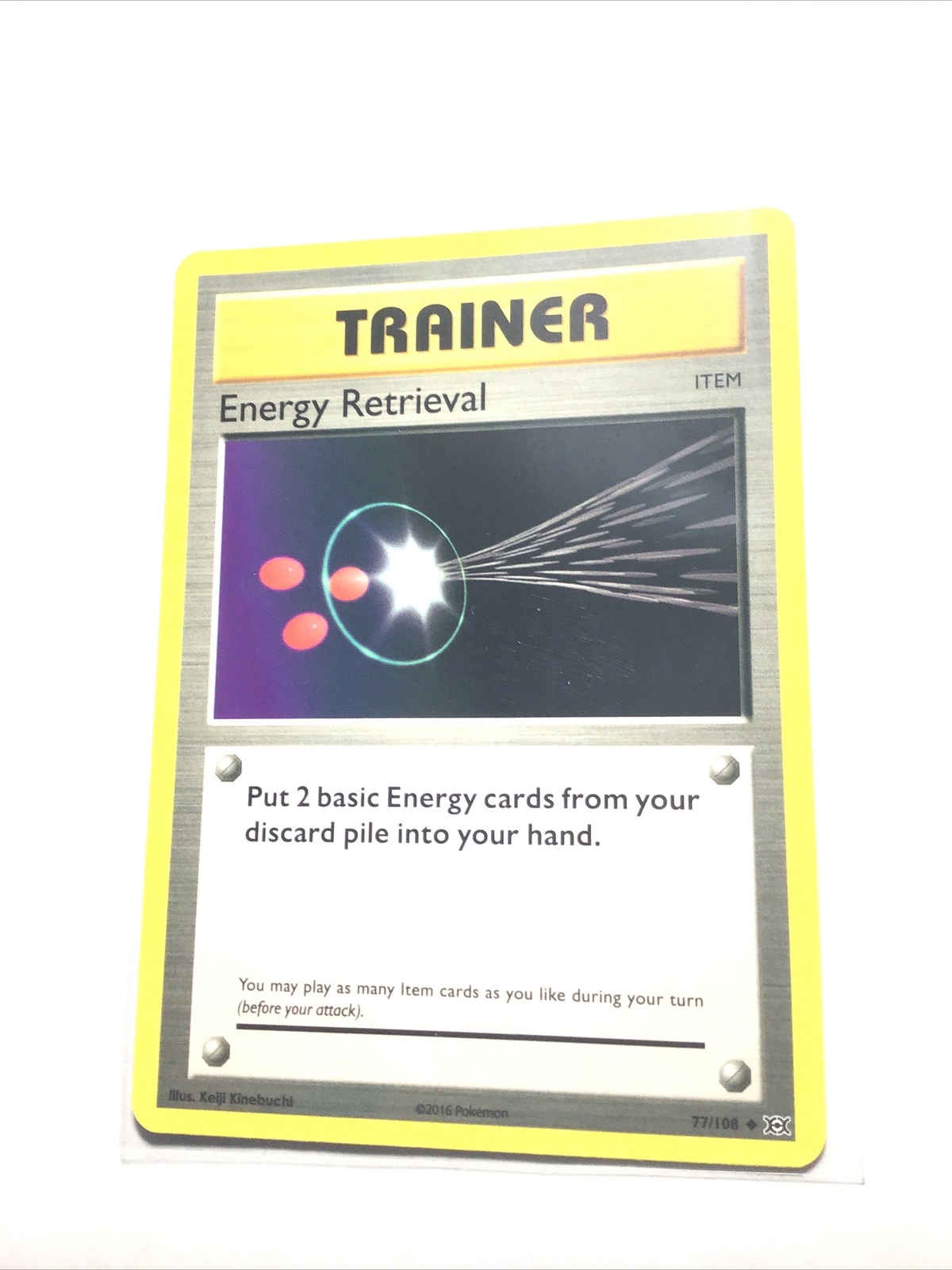 ENERGY RETRIEVAL - 77/108 - XY Evolutions - Pokemon Card - NM