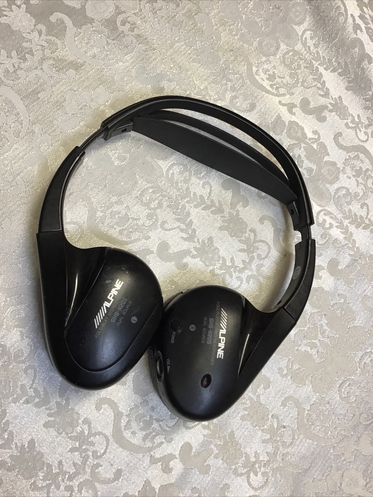 Alpine SHSN205 Dual Source Flat Folding Wireless Headphones eBay