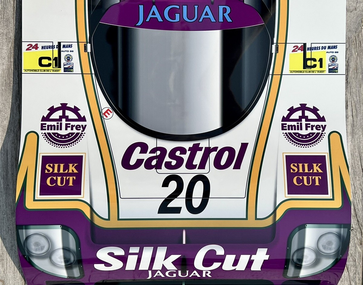 WOW! 1988 Jaguar XJR-9 IMSA Racing GTP Race Car Racing Top View