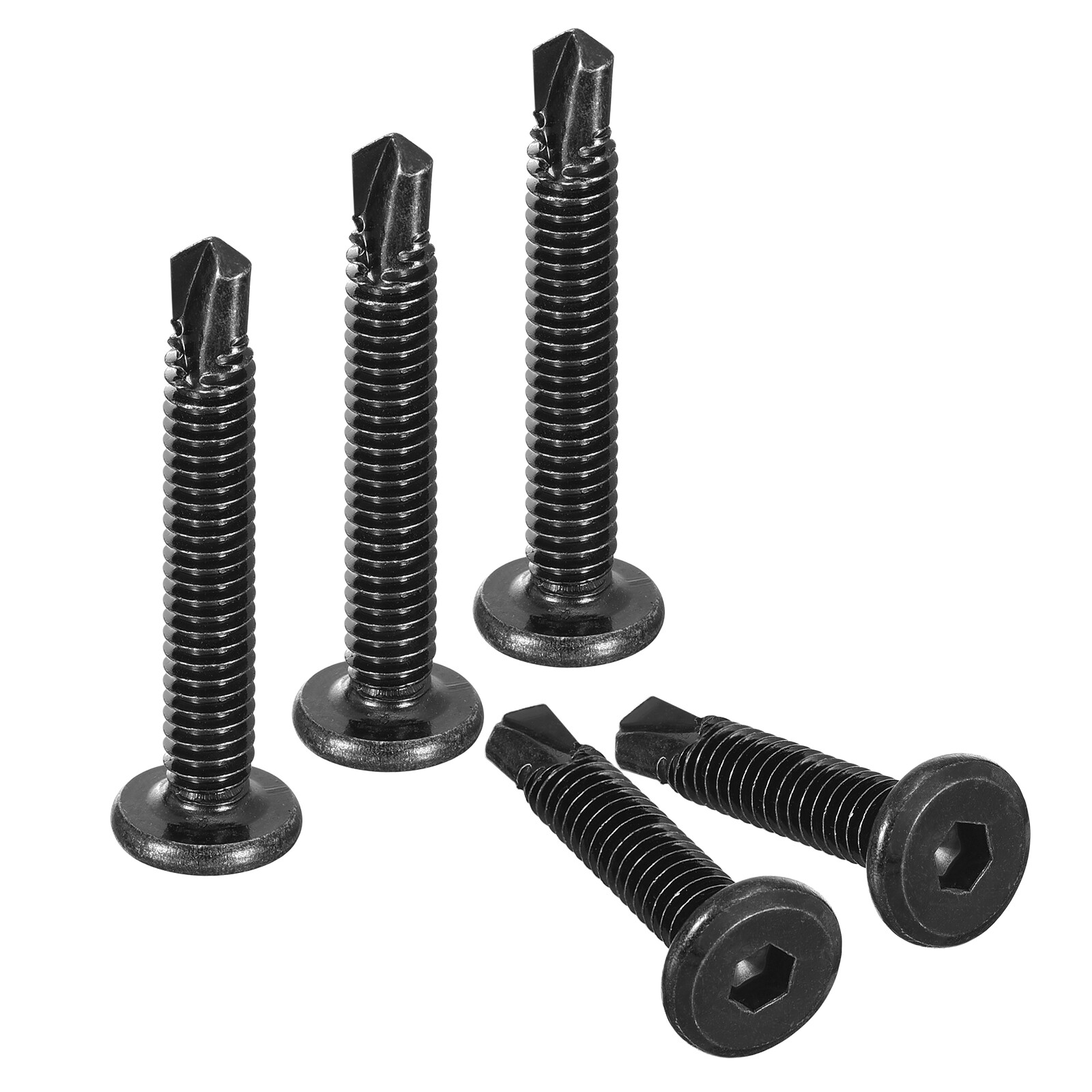 Hex Socket Self Tapping Screws, 1/4 x 1-5/8