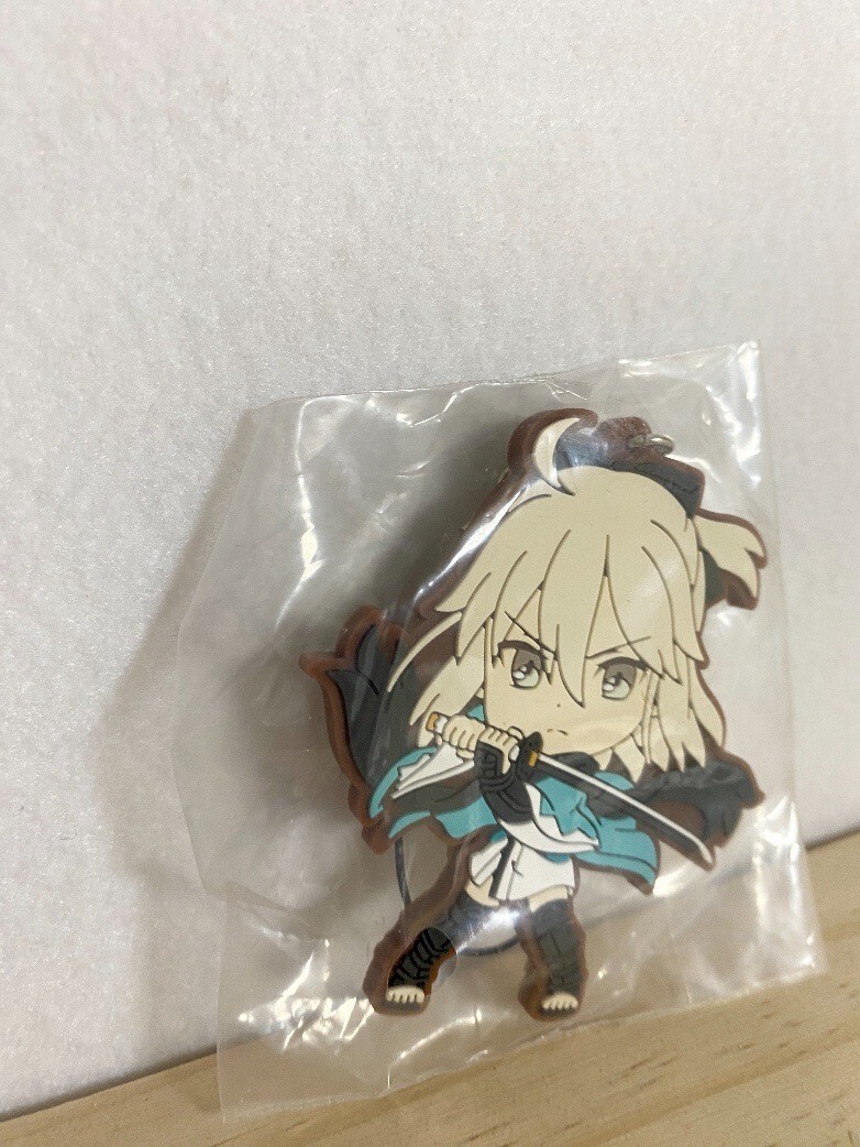 Fate/Grand Order タオル・チャーム付き Okita Souji Fate/Grand Order Rubber Keychain Ichiban Kuji