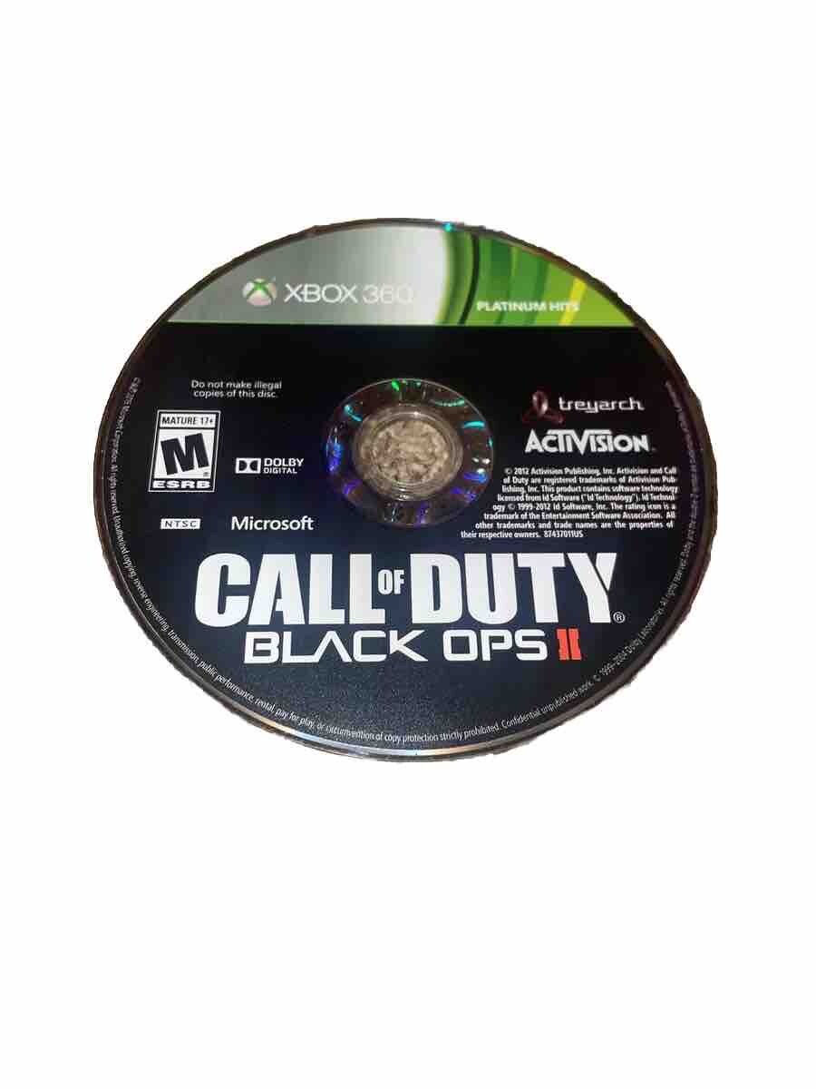 Call Of Duty Black Ops 2 Xbox 360 Disc