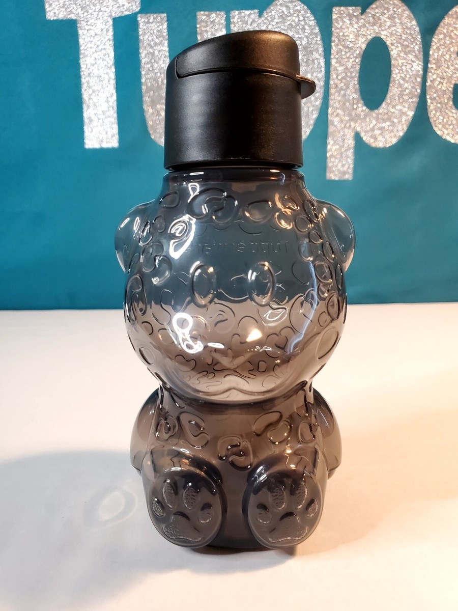 Tupperware Leopard Mini Eco Bottle Kids 14 oz 450ml Black New