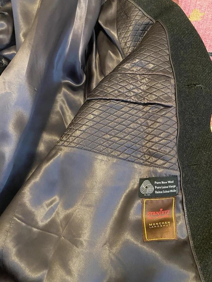 VTG Henry Ballantyne Scotland Bown Wool Coat Size 46 (See Measurements) - Image 4 of 4