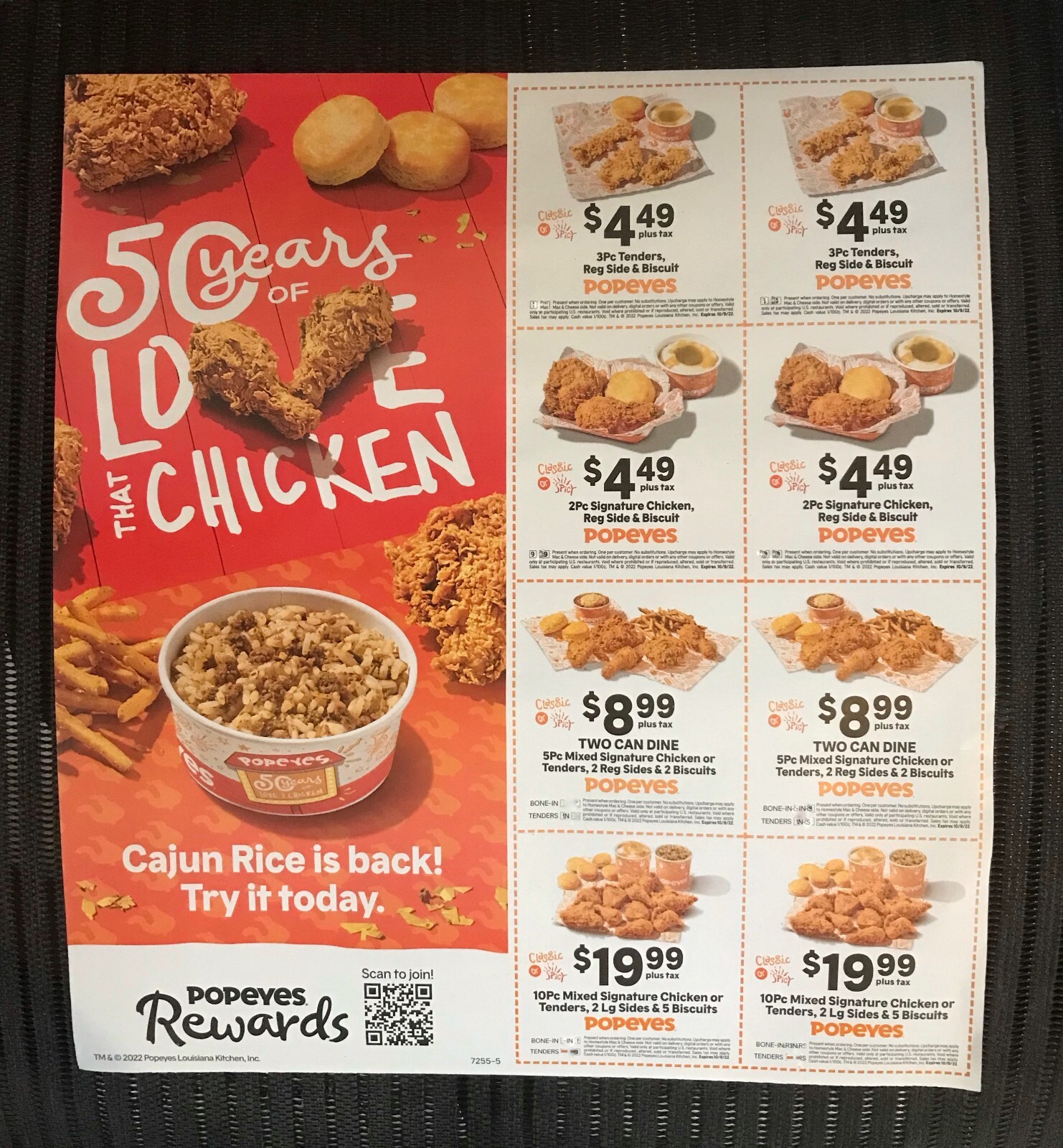 EXPIRED POPEYES CHICKEN 32 COUPONns 2 Sheets 10 9 2022 SHIPS TODAY EBay expired-popeyes-chicken-32-couponns-2-sheets-10-9-2022-ships-today-ebay