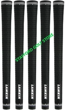 Lamkin Crossline Black Golf Club Grips Midsize .580 +1/16" R Core Rubber Set-5