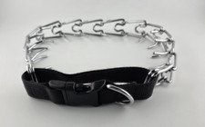 Herm Sprenger Chrome Dog Prong Collar Germany 11 links - spring release