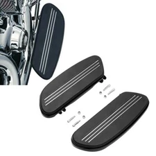 Driver Footboard Floorboard Kit Fit For Harley Touring Street Glide 86-25 Black